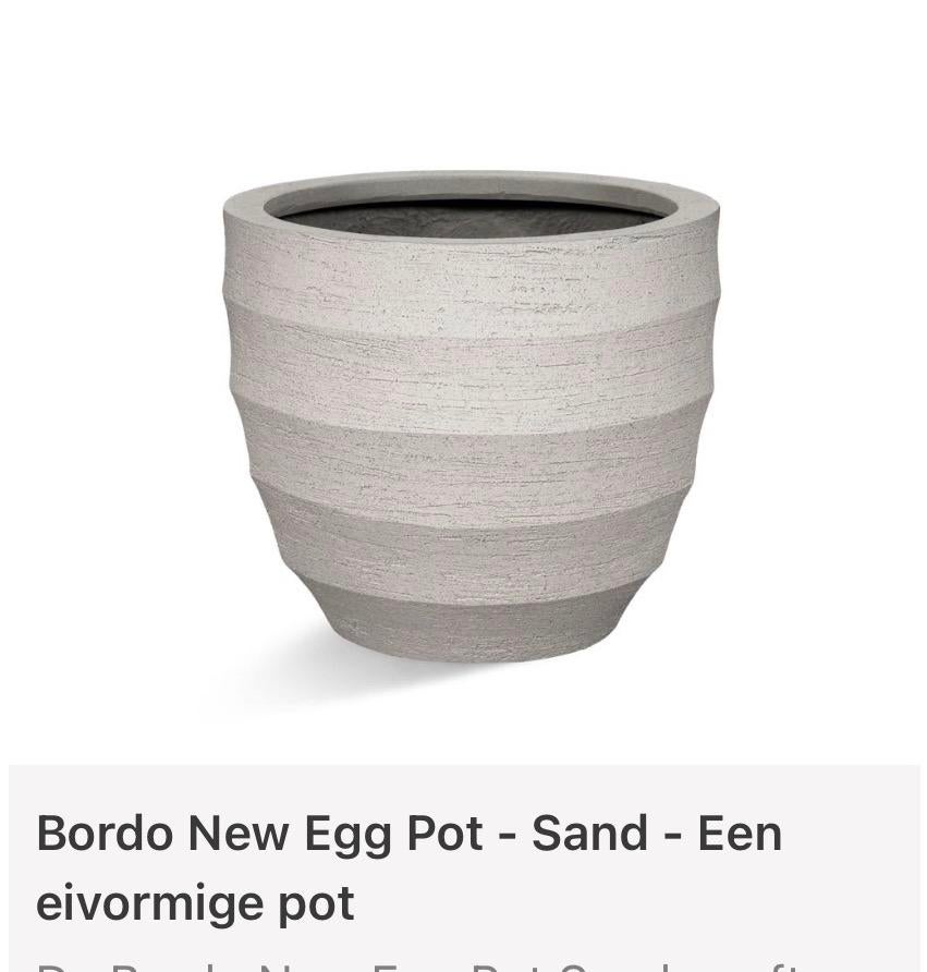 Buitenpot, Tuin en Terras, Kunststof, Rond, Nieuw, Tuin