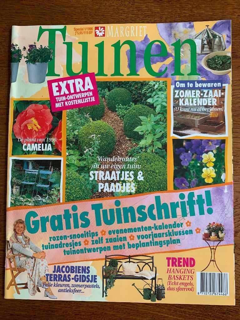 "Margriet" 'Tuinen' Januari 1996 Nieuw, Ophalen of Verzenden, Nieuw, Tuinieren en Tuinplanten