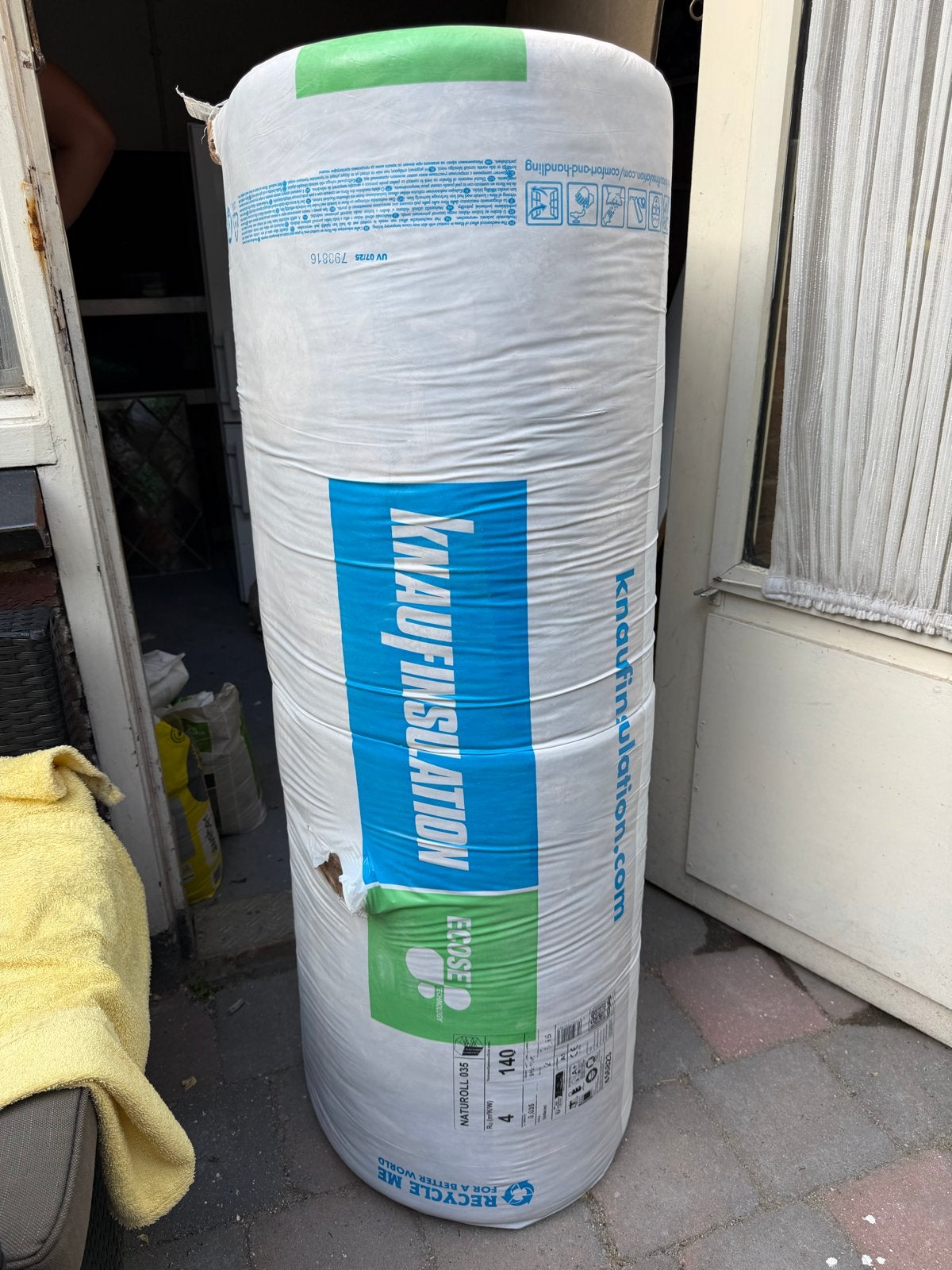 Knauf Insulation 140mm dik, Ophalen, 12 cm of meer, Nieuw, 5 tot 10 m²