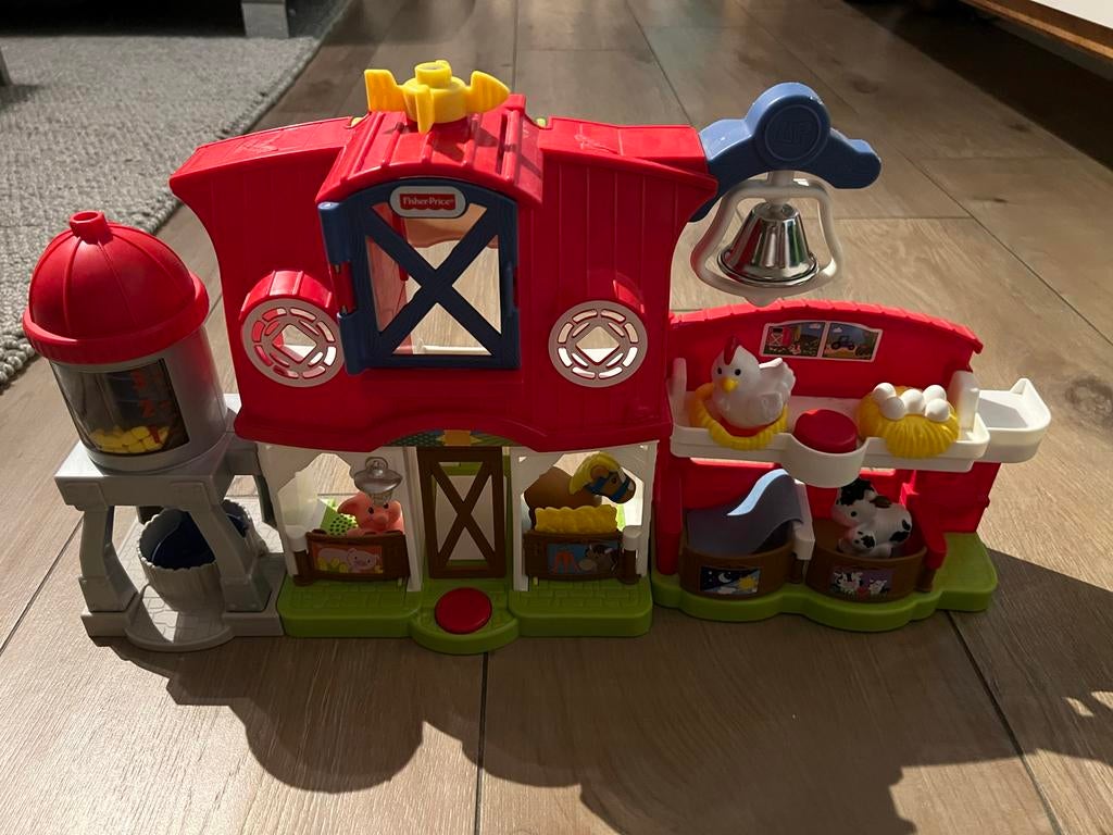 Fisher-Price Little People Boerderij Speelset met Geluid, Ophalen, Zo goed als nieuw, Speelset, Met geluid