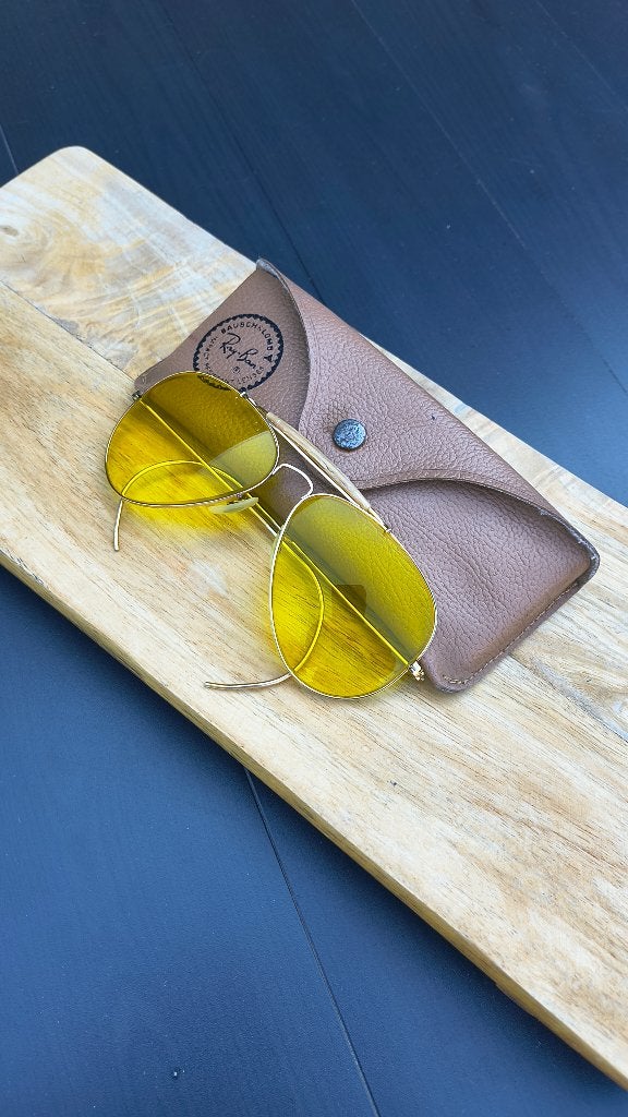 Ray-Ban B&L USA Outdoorsman 58-14 10KGold Kalichrome Vintage, Sieraden, Tassen en Uiterlijk, Zonnebrillen en Brillen | Heren, Zonnebril