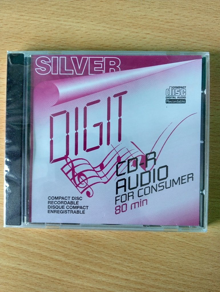 SILVER DIGIT CD-R 80MIN * Geschikt Voor Audio CD Recorders *, Ophalen of Verzenden, Nieuw, Cd, SILVER DIGIT