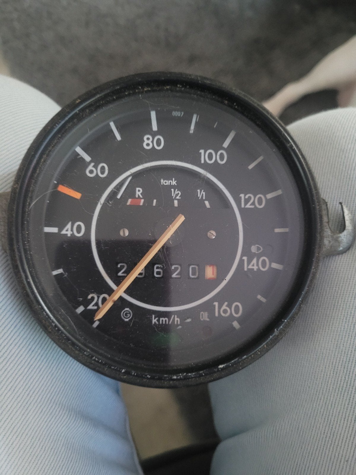 Volkswagen Kever snelheidsmeter met brandstofmeter, Ophalen of Verzenden, Gebruikt, Volkswagen