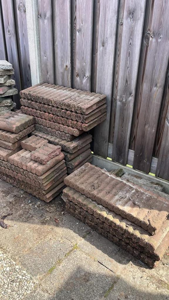19 hele rondobanden met enkele halve stukken, Tuin en Terras, Tegels en Klinkers, Ophalen, Gebruikt, Overige typen, Minder dan 5 m²