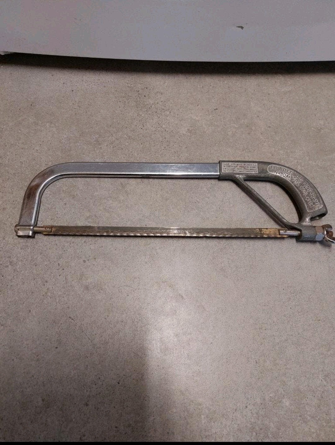 Vintage retro antiek ? Eclipse  no 30 m ijzerzaag
Voor de li, Ophalen of Verzenden, Gebruikt