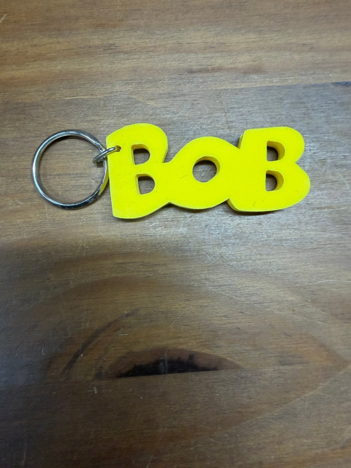 Gele Bob Sleutelhanger - Naam Sleutelhanger, Verzenden, Nieuw, Overige typen