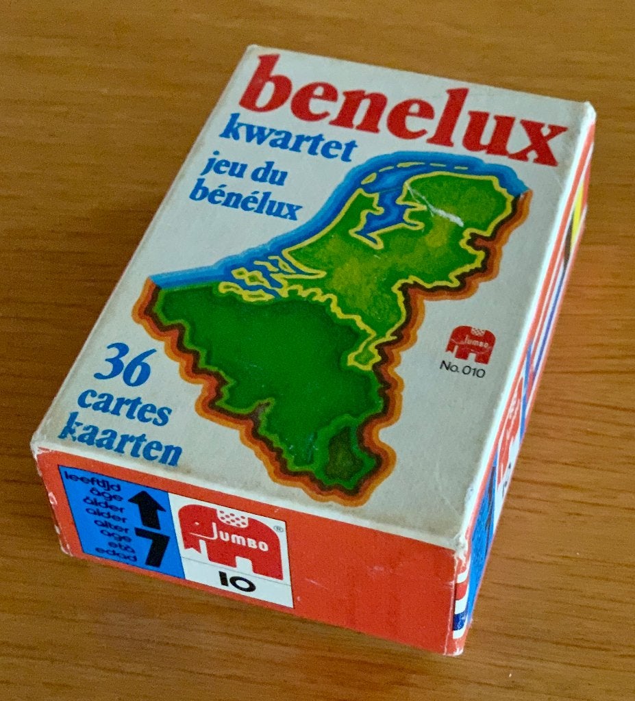 Benelux Kwartetspel - Vintage Editie Jumbo no.010