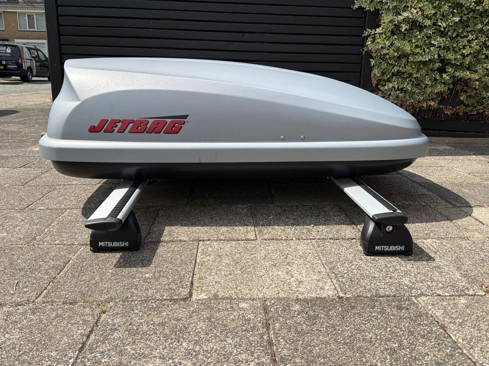 Jetbag dakkoffer met Mitsubishi dakdragers, Ophalen, Gebruikt