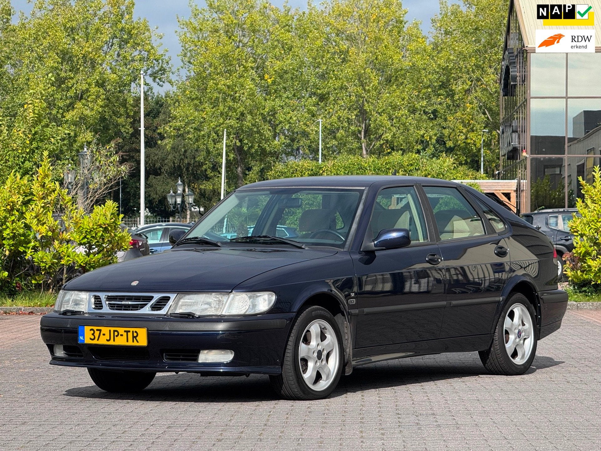 Saab 9-3 2.0 T S Automaat | APK 24-4-2027 | Stoelverwarming, Auto's, Stof, Gebruikt, 4 cilinders, 150 pk