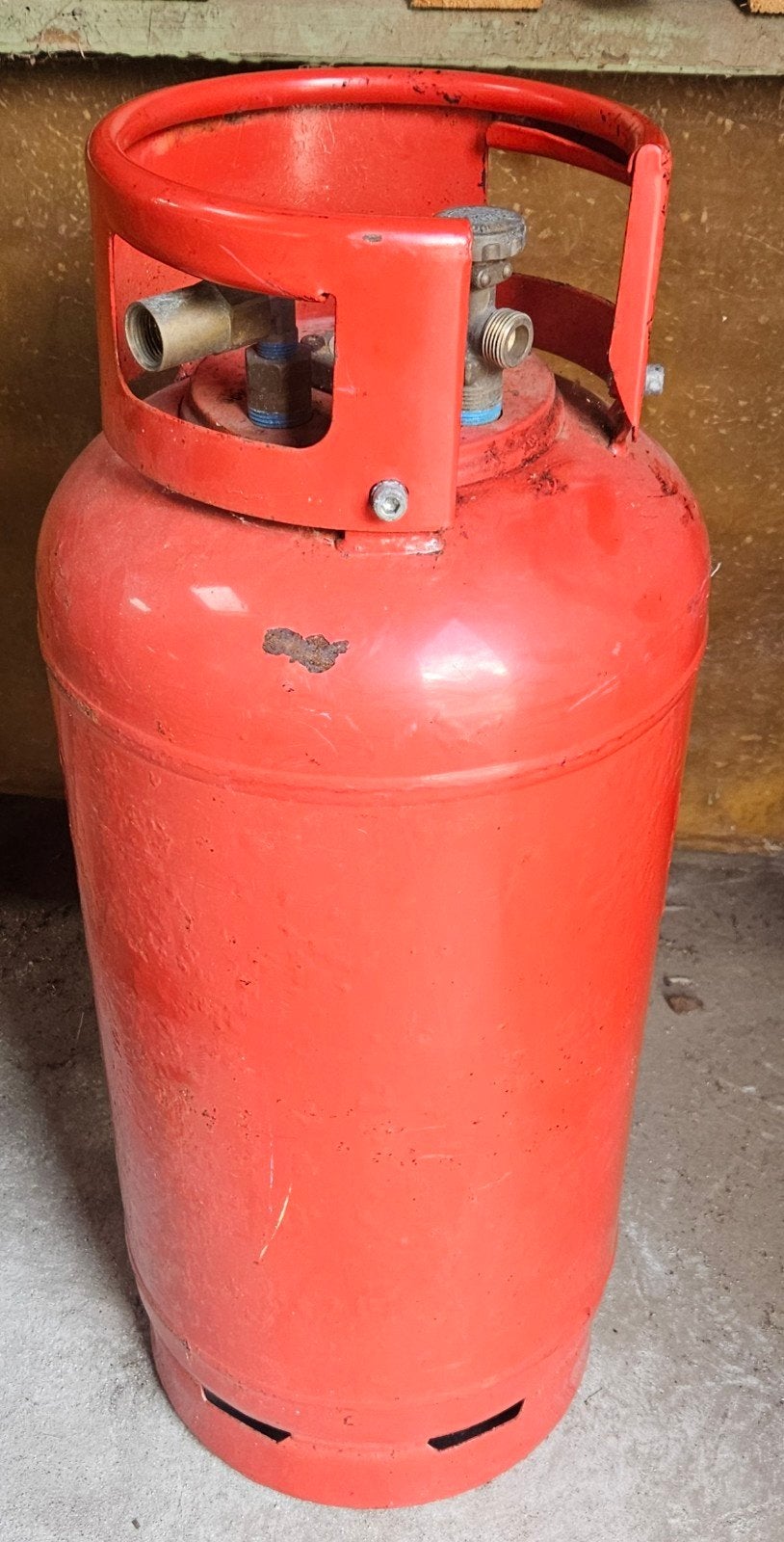 lpg gasfles 15 kg, Ophalen