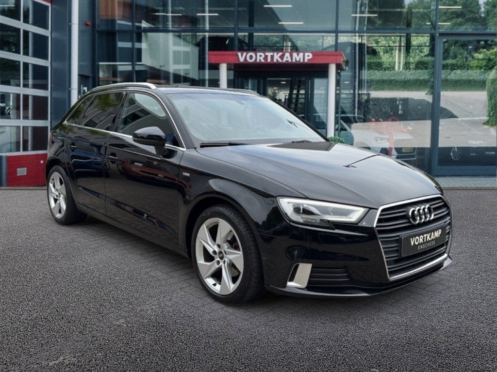 Audi A3 1.0 TFSI S-TRONIC SPORT S-LINE PDC/CRUISE/CLIMA/LED/, Auto's, Gebruikt, Met garantie (alle), 116 pk, Zwart