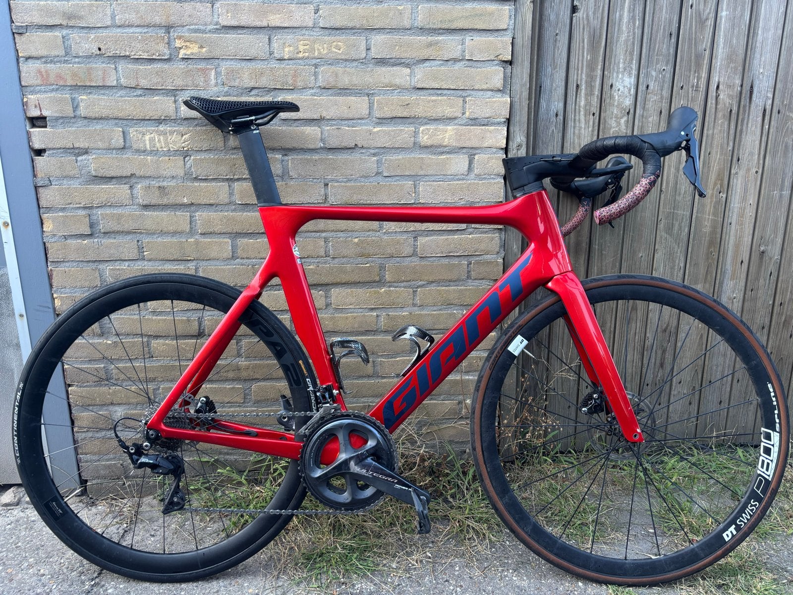 Giant Propel racefiets - Maat L - met dubbele powermeter, Ophalen, Gebruikt, Giant, 57 tot 61 cm