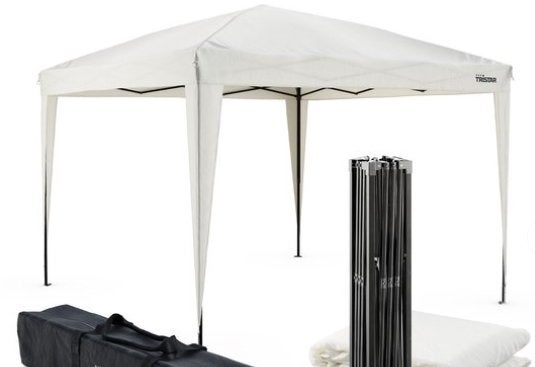 Nieuw in de doos Opvouwbare Partytent 3 bij 4,5 meter creme, Ophalen, Opvouwbaar, Partytent, Minder dan 2 meter