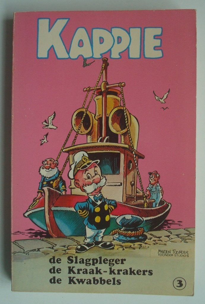Kappie 3, 1e druk uit 1973, Marten Toonder, Eén stripboek, Ophalen, Gelezen