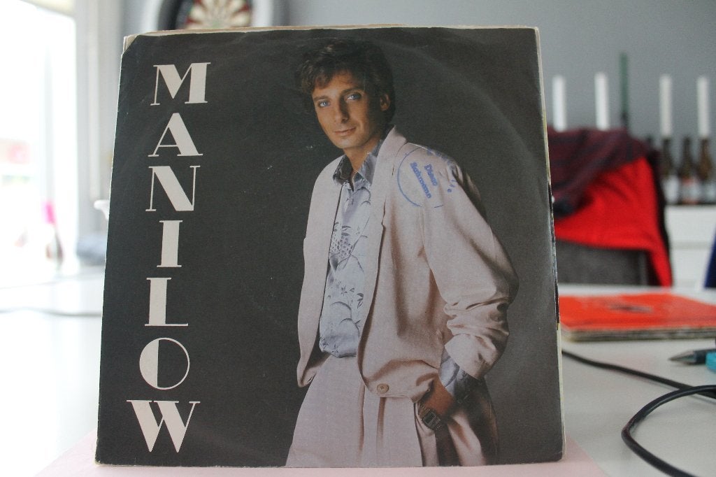 7" Single Barry Manilow - In Search Of Love / At The Dance, Gebruikt, 7 inch, Ophalen of Verzenden, Pop