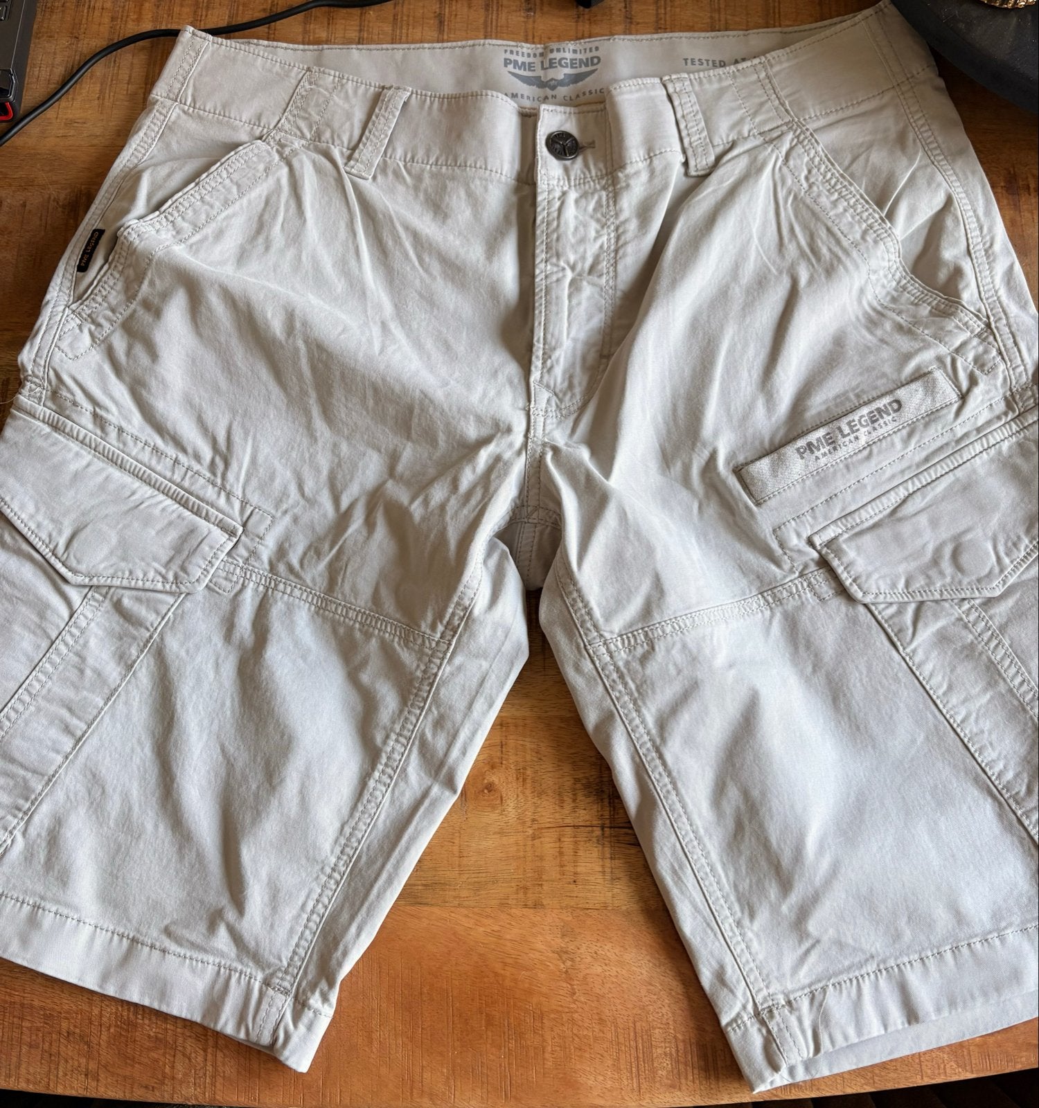 PME Legend Nordrop Cargo Shorts - W34, Ophalen of Verzenden, Nieuw, Grijs, W33 - W34 (confectie 48/50)