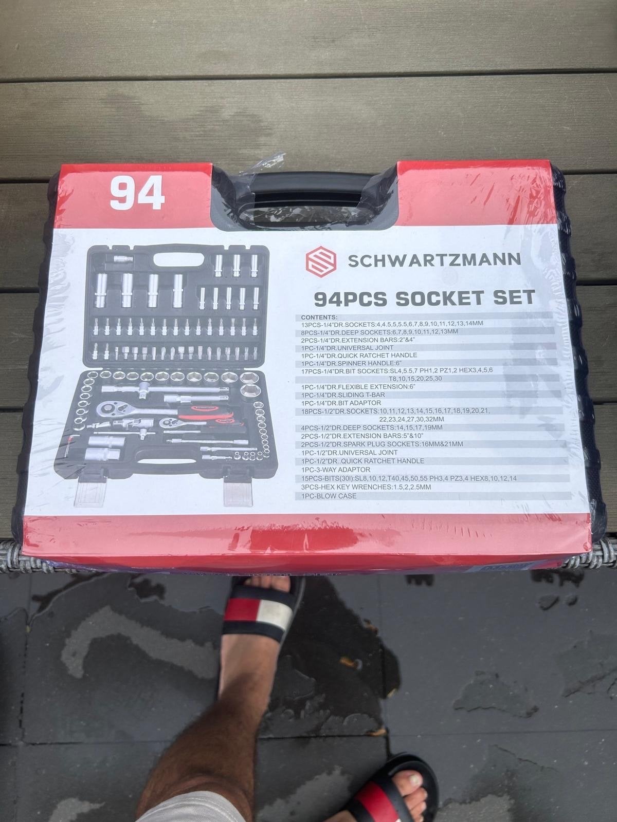 Schwartzmann 94-delige Doppenset - Nieuw in verpakking, Doe-het-zelf en Verbouw, Gereedschap | Handgereedschap, Ophalen of Verzenden