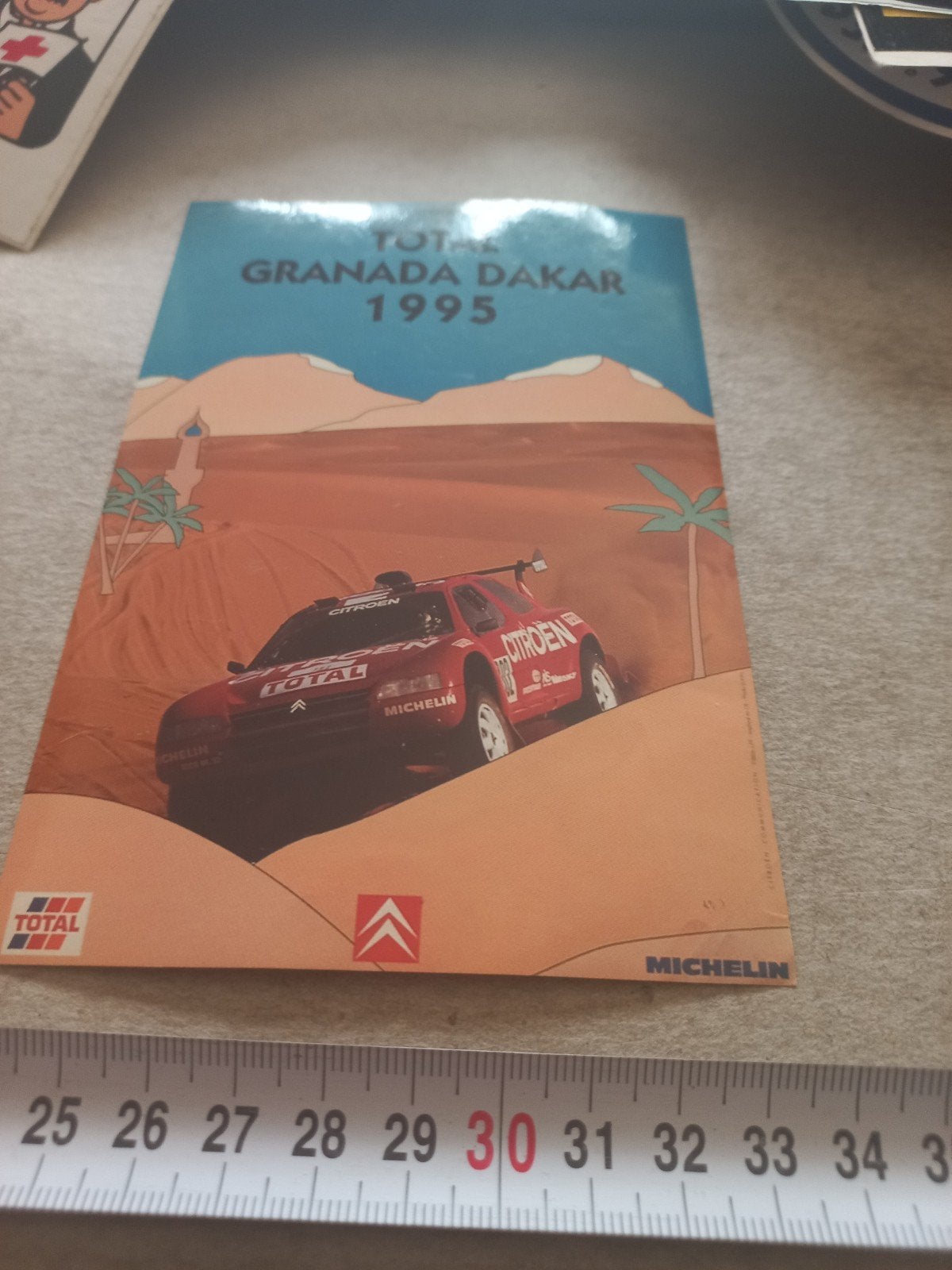 Total Grenada dakar 95 citroen, Verzamelen, Stickers, Ophalen of Verzenden, Nieuw
