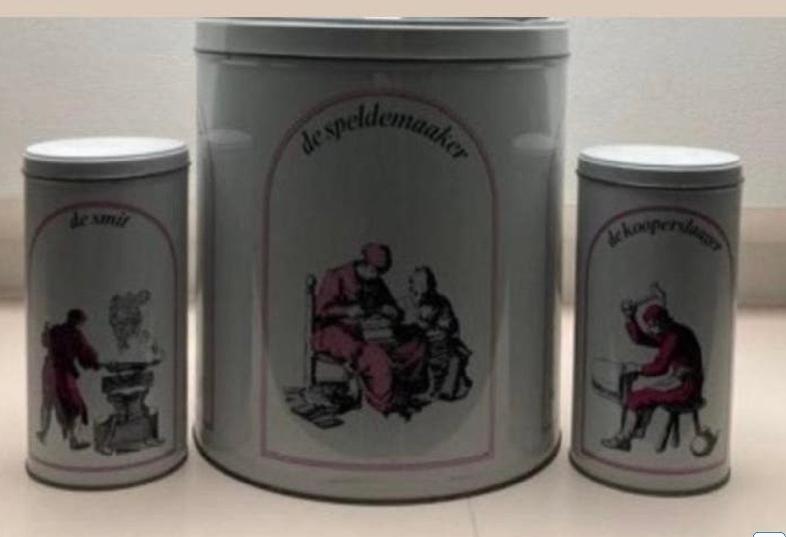 Blikken set, Verzamelen, Blikken, Ophalen of Verzenden, Gebruikt, Overige