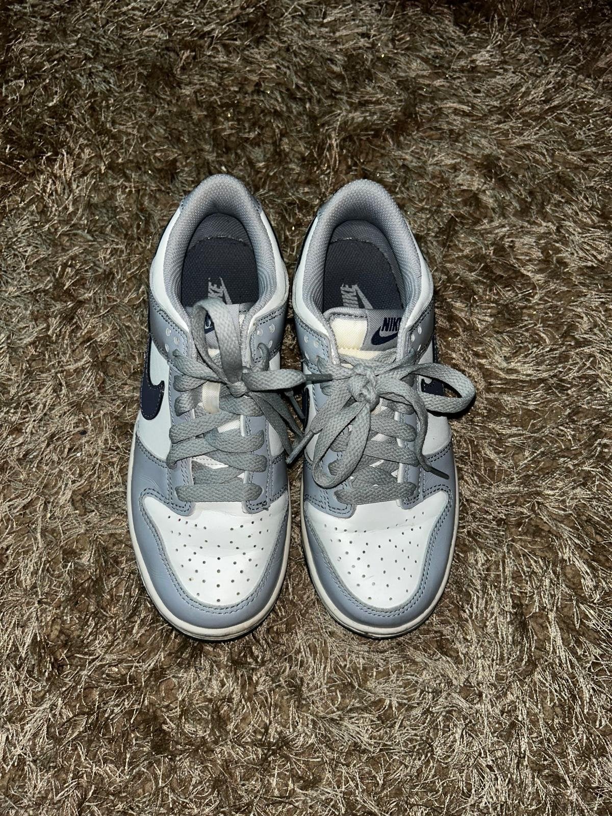 Nike Dunk Low Grijs/Wit - Maat 36, Ophalen of Verzenden, Gebruikt, Jongen of Meisje, Schoenen
