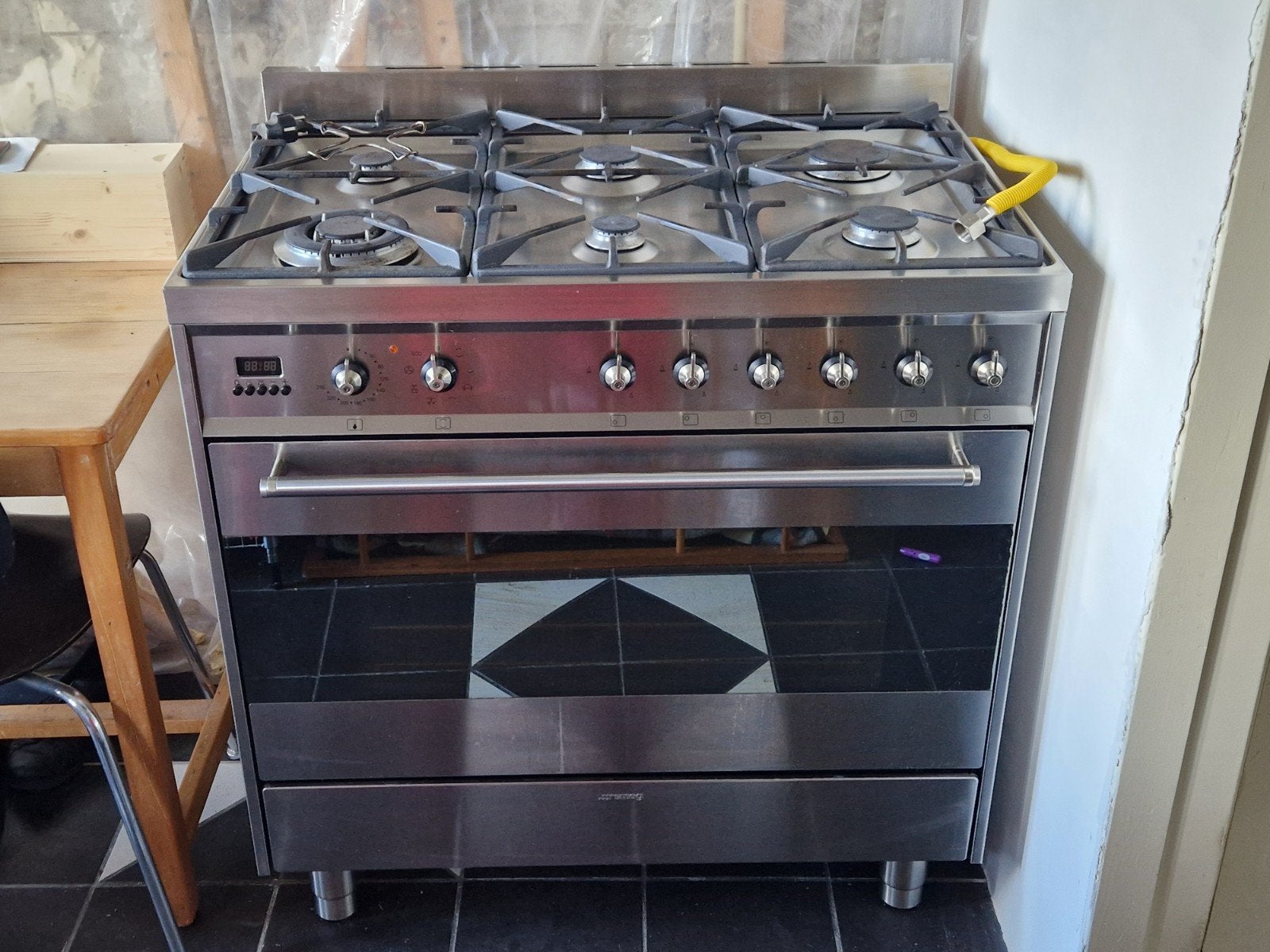 Smeg C9GMXNL1 Fornuis met Gas Kookplaat en Oven