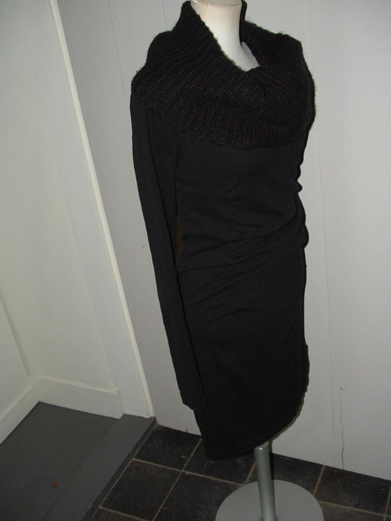 The Sting Sutherland suw heavy collar dress jurk maat S, The Sting, Zwart, Ophalen of Verzenden, Zo goed als nieuw