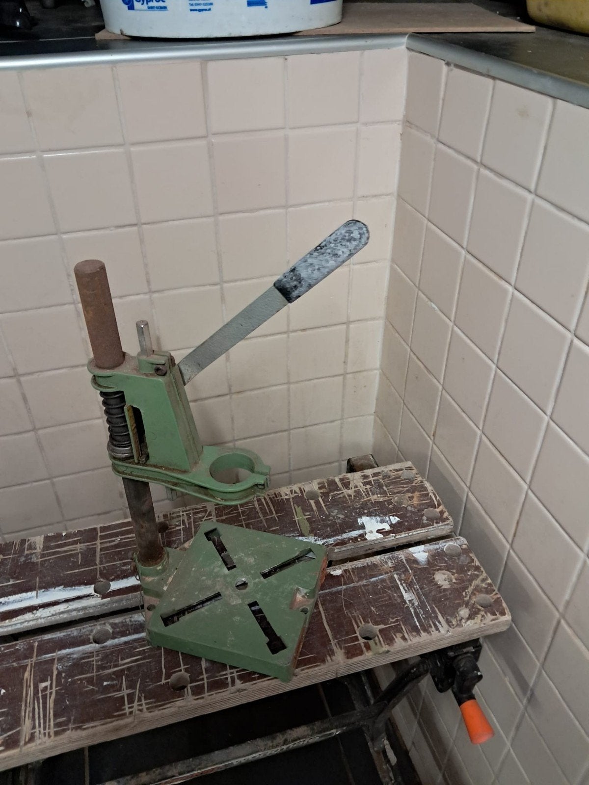 Boorstandaard voor handboormachine - Kolomboorhouder, Ophalen, Gebruikt, Kolomboormachine