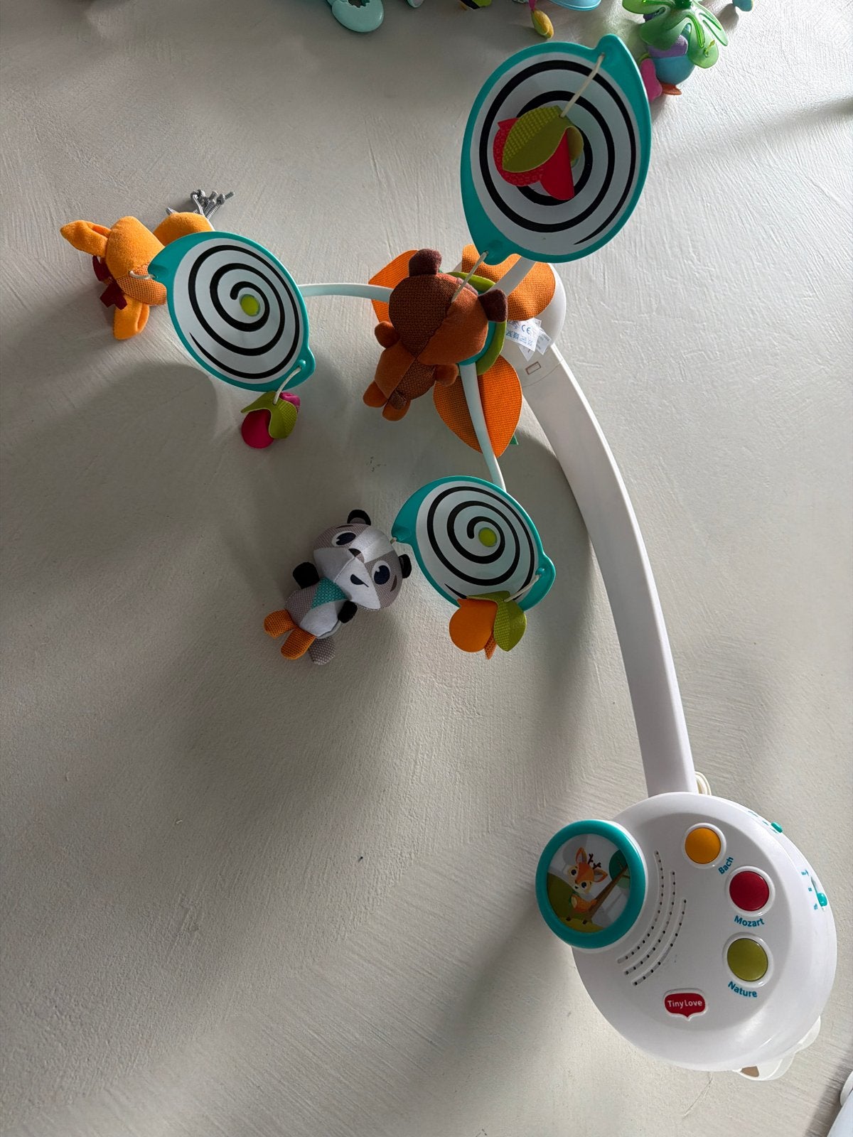 Tinylove muziekmobiel baby zo goed als nieuw, Ophalen of Verzenden, Zo goed als nieuw, Mobiel, Met geluid