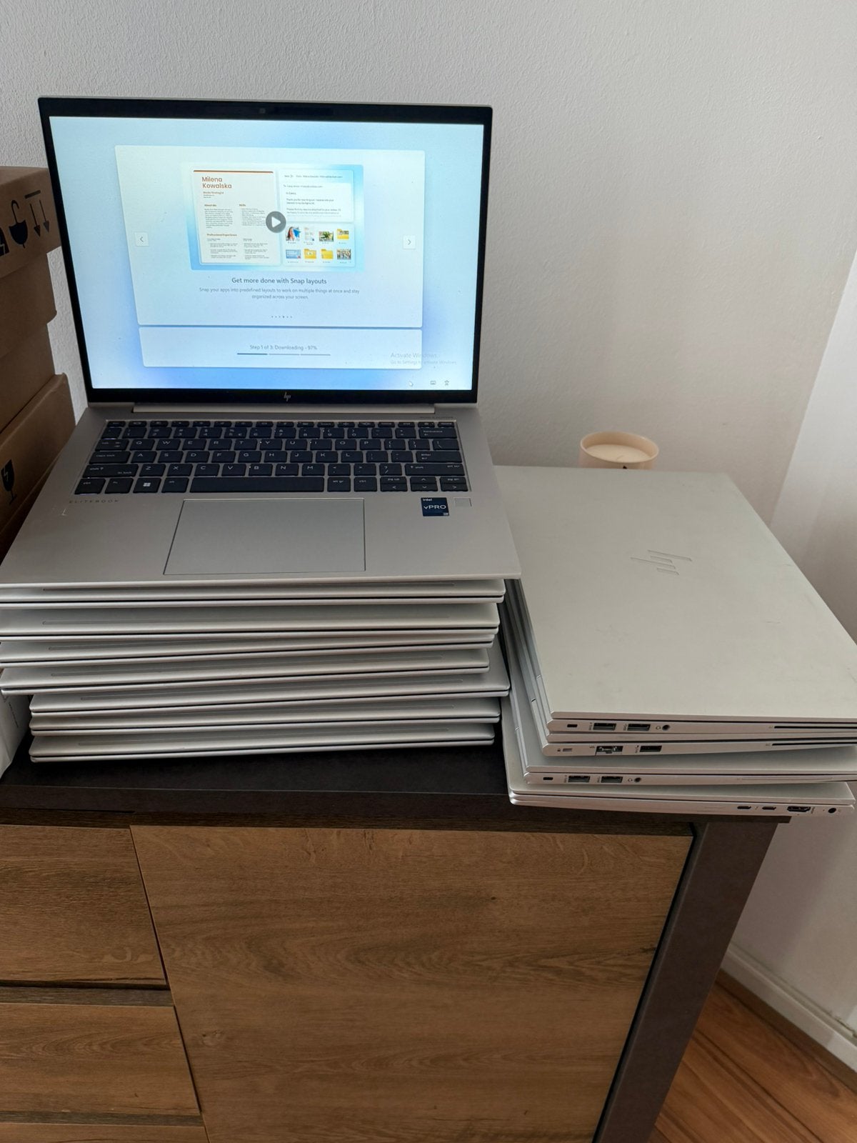 Partijverkoop 16 Jong Gebruikte Zakelijke Laptops, Computers en Software, Windows Laptops, Ophalen, Zo goed als nieuw