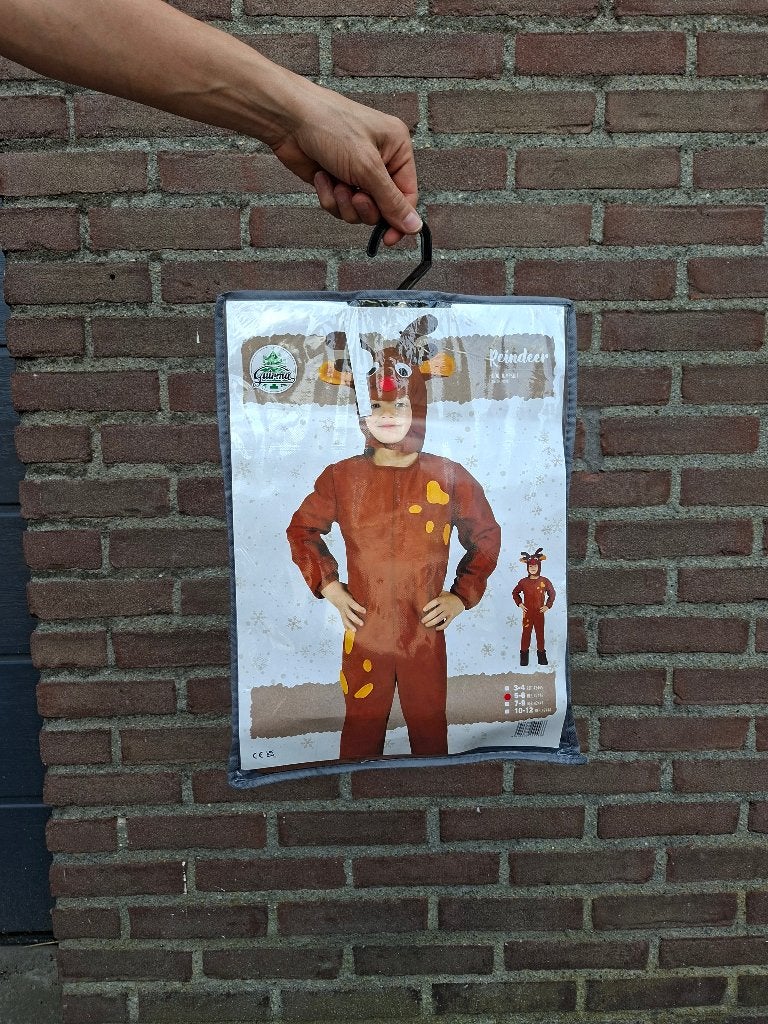 Rendieren outfit kind 5-6 canaval, Ophalen, Zo goed als nieuw, 104 of kleiner, Jongen of Meisje