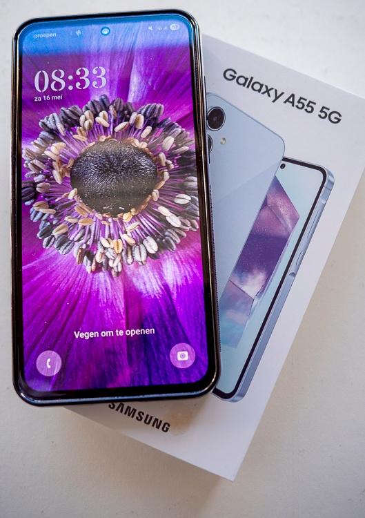 Samsung Galaxy A55 5G, Telecommunicatie, Mobiele telefoons | Samsung, Gebruikt, Galaxy A, 128 GB, Zonder abonnement, Zonder simlock