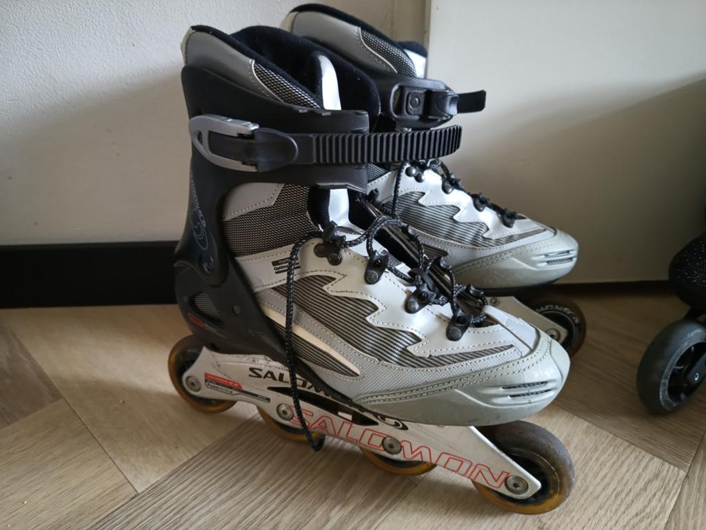 Salomon inline skates, maat 43 1/3, Gebruikt, Dames, Inline skates 4 wielen, Salomon