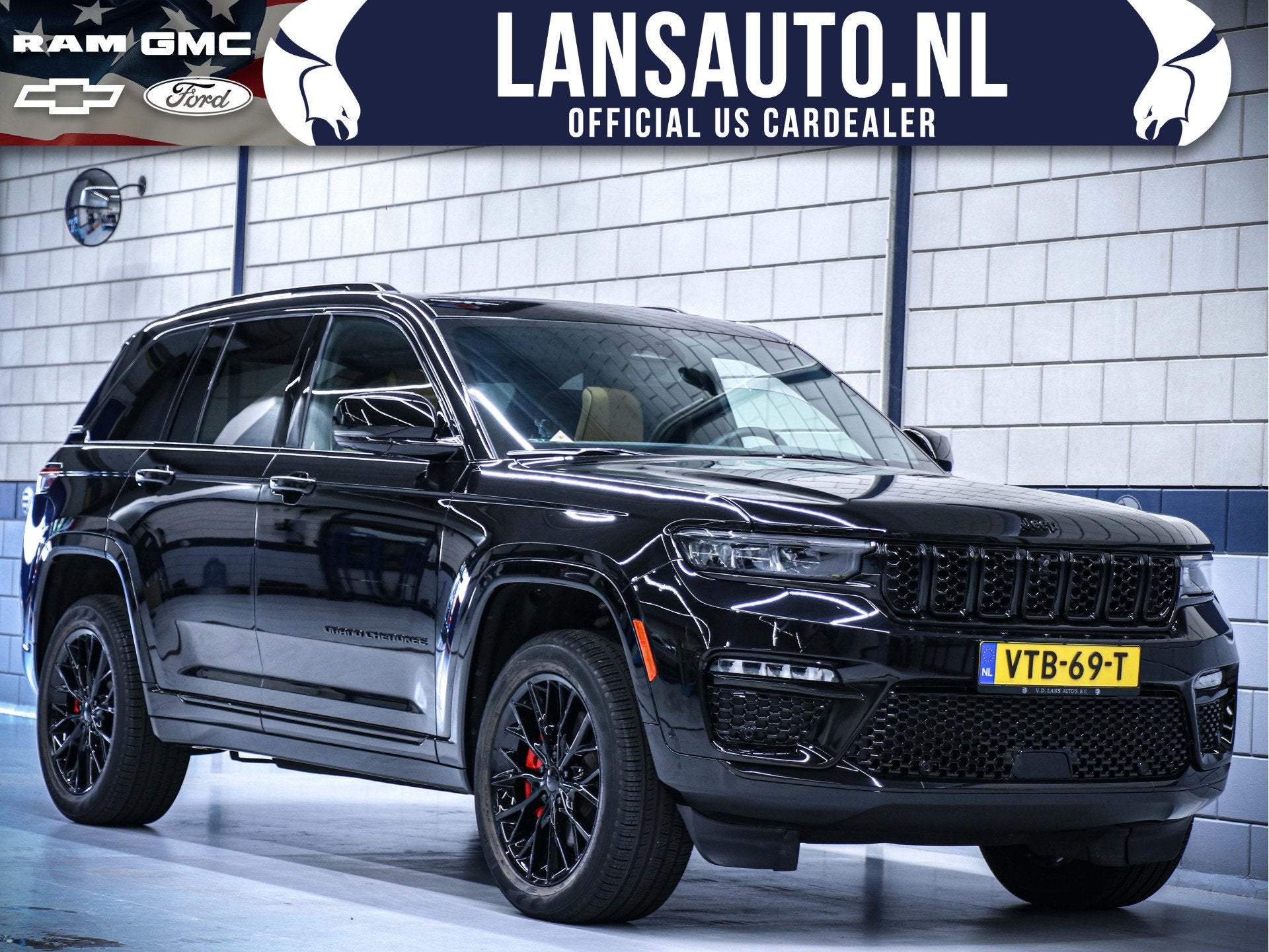 Jeep Grand Cherokee | Prins LPG | Night Edition 5.7L Hemi V8, Gebruikt, 5654 cc, Zwart, Bedrijf