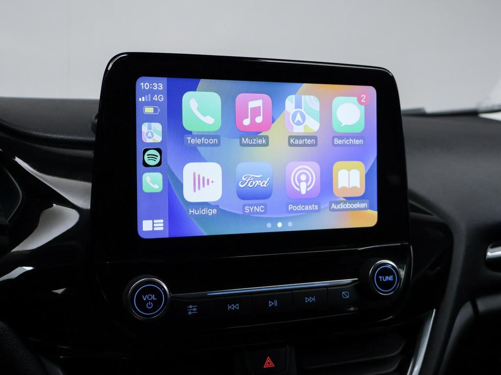 Ford Fiesta 1.1 Sport (APPLE CARPLAY,NAVI,CRUISE,LANE ASSIST, Voorwielaandrijving, Navigatiesysteem, 23 km/l, Origineel Nederlands