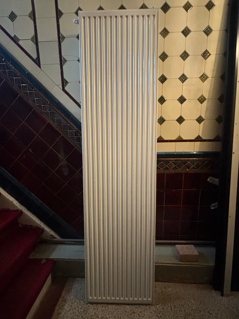 Verticale radiator 200x50cm, 2710W, wit (Ral 9016), Doe-het-zelf en Verbouw, Verwarming en Radiatoren, Ophalen, Radiator, Minder dan 60 cm
