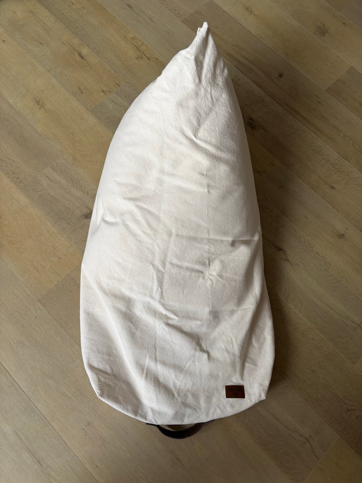 Nobodinoz Sahara Beanbag - Natuurlijk Wit, Ophalen, Zo goed als nieuw