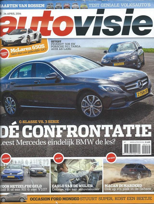 Autovisie 9 2014: VW Golf R - Audi RS6 Avant - Porsche Macan, Ophalen of Verzenden, Gelezen, Algemeen