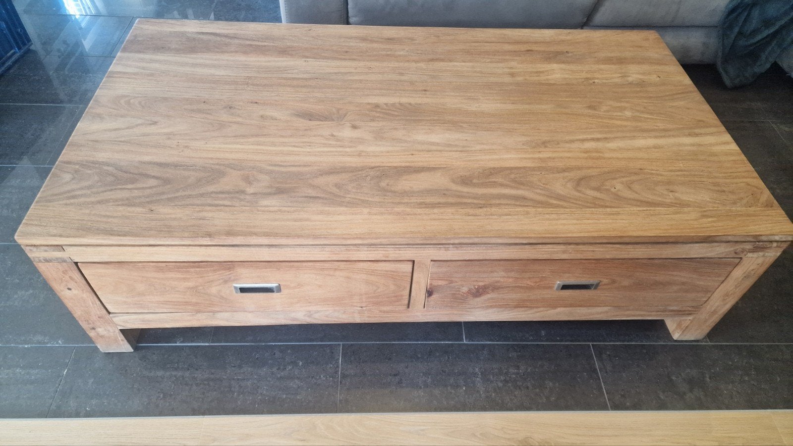 Salontafel met lades Henders&Hazel, Ophalen, 100 tot 150 cm, 50 tot 100 cm, Overige houtsoorten