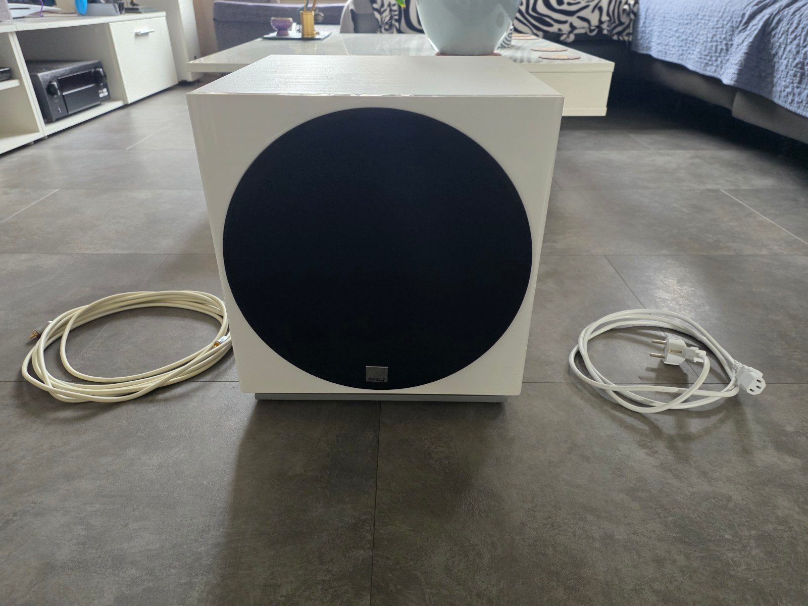 Dali Sub E-12F Subwoofer, wit, speaker, Ophalen, Subwoofer, Overige merken