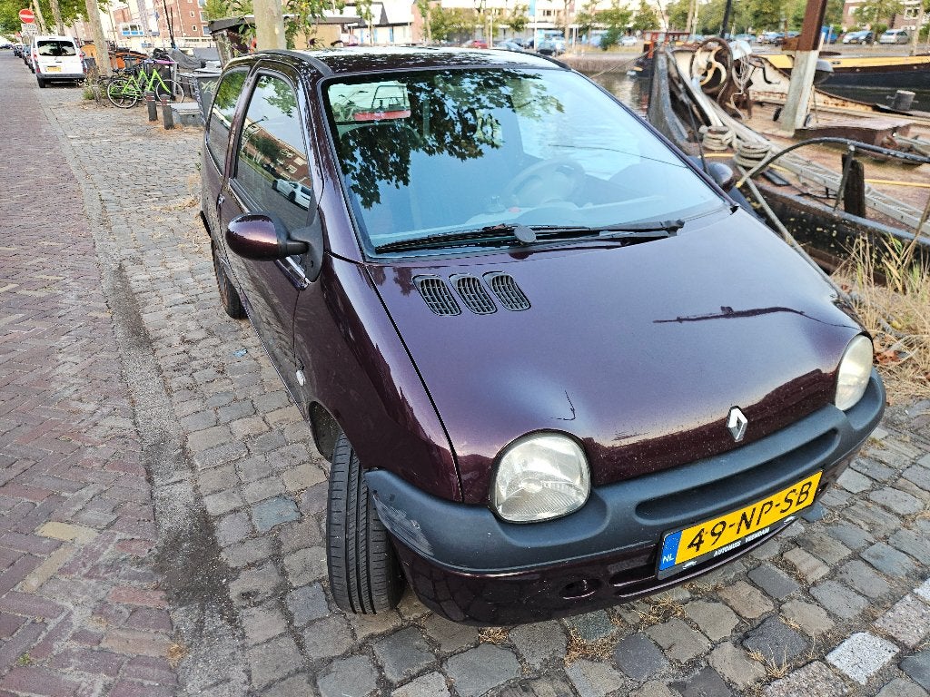 Renault Twingo 2004 Donkerpaars, Auto's, Renault, Particulier, Twingo, Airbags, Centrale vergrendeling, Elektrische buitenspiegels