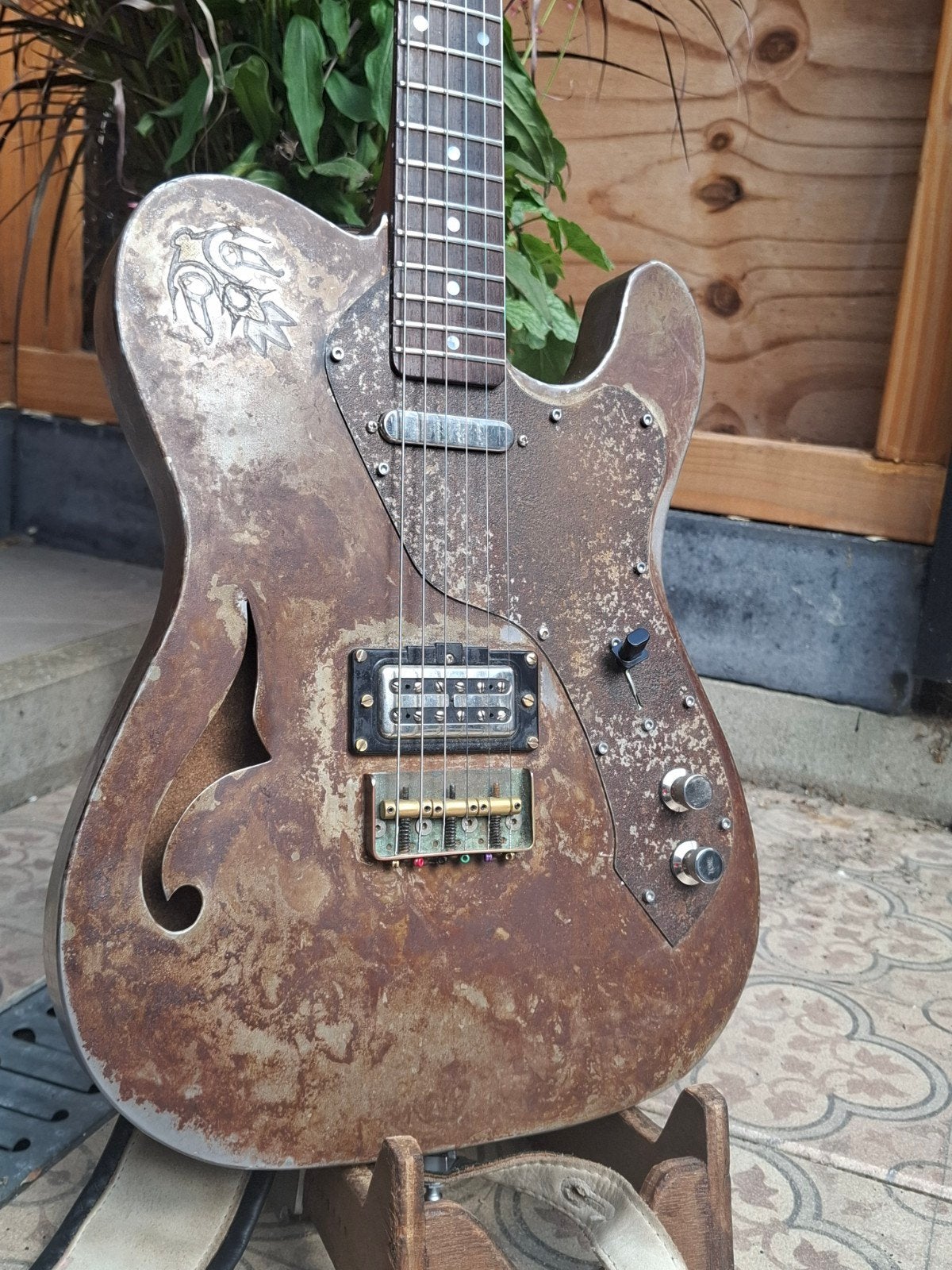 Telecaster ,Godthing ', Ophalen of Verzenden, Gebruikt, Hollow body, Overige merken