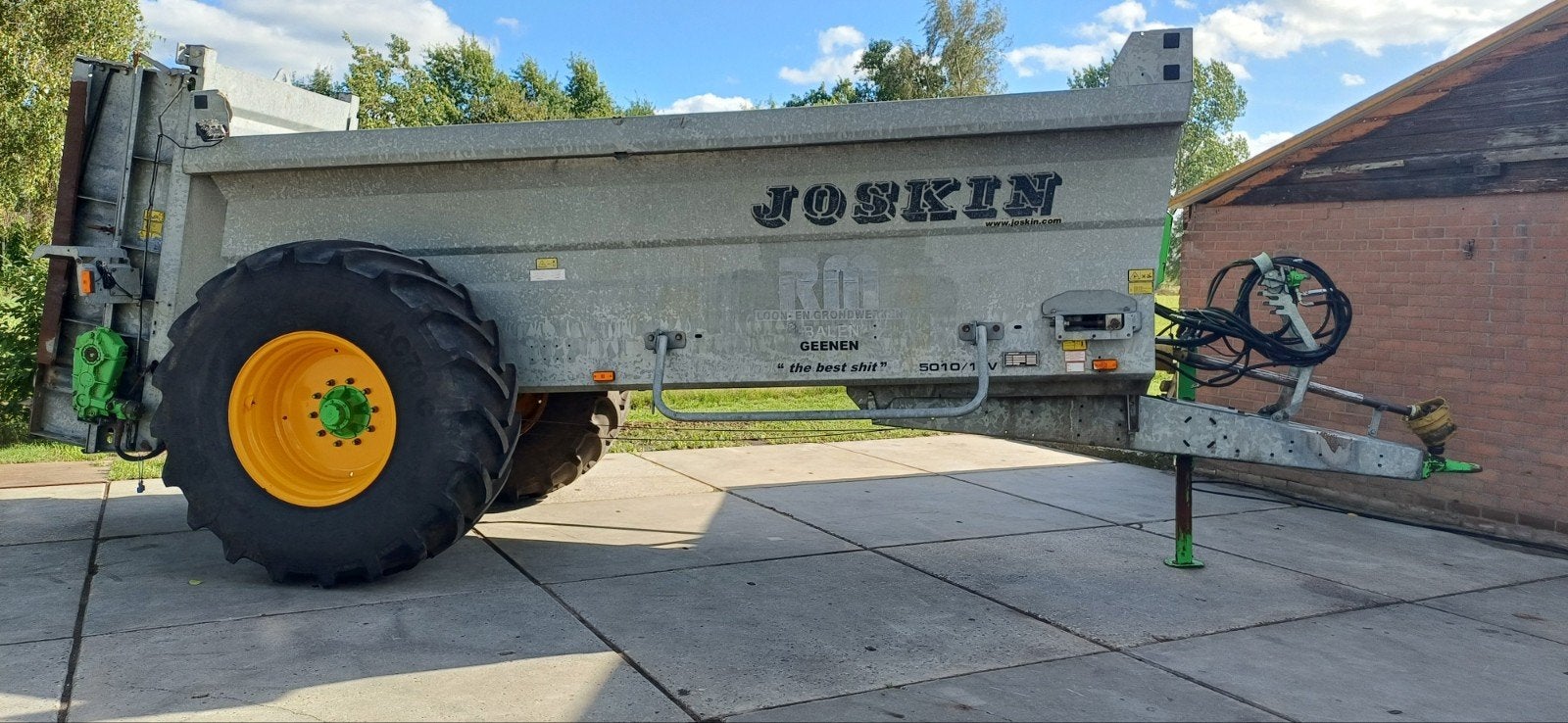 Joskin Siroko 11V mestwagen mestverspreider mest wagen, Zakelijke goederen, Agrarisch | Werktuigen, Ophalen of Verzenden, Gewasbescherming en Bemesting