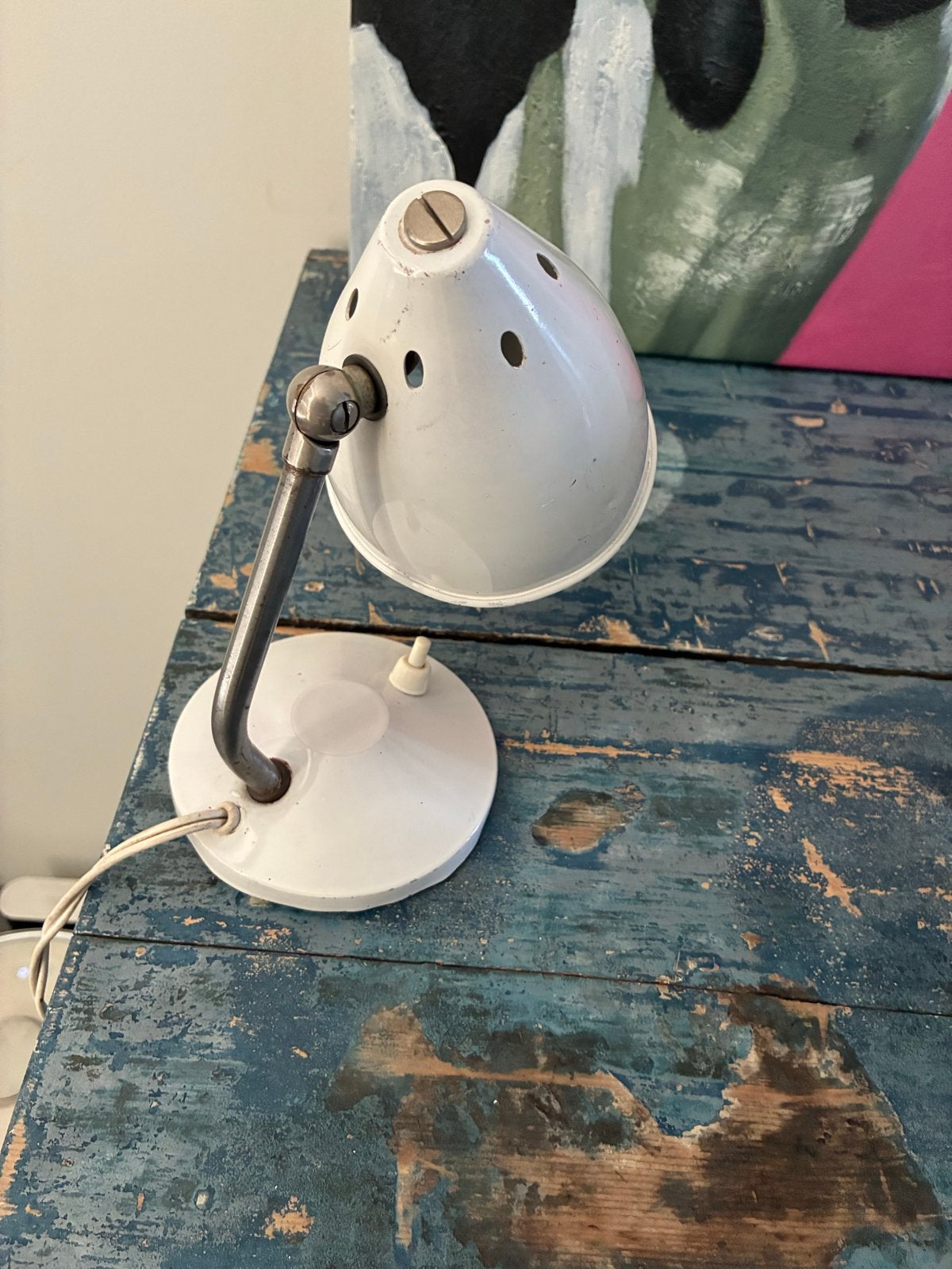 Vintage Hala Zeist 'Ukkie' bureaulamp - H.Th. Busquet, Ophalen of Verzenden