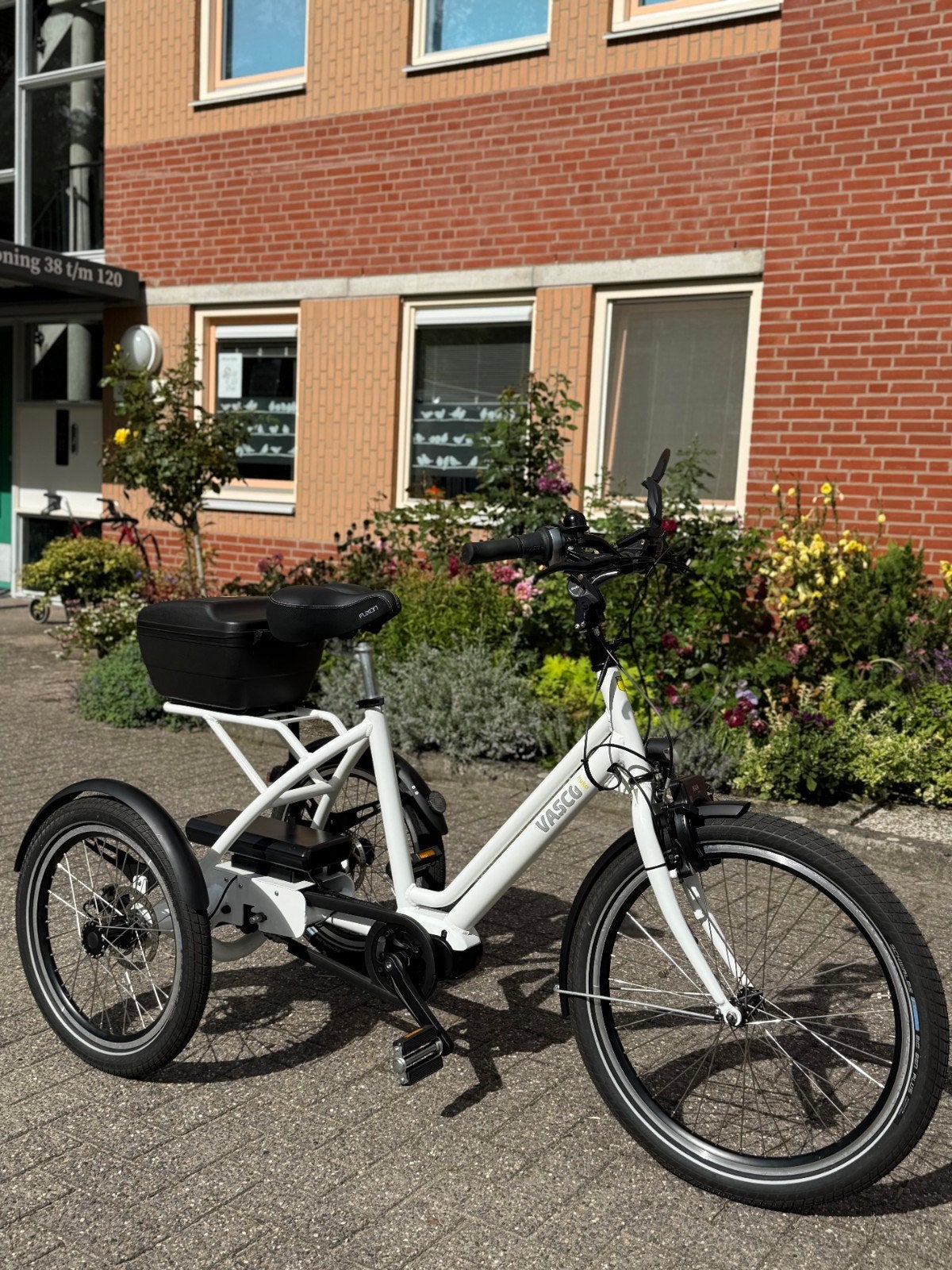 Huka Vasco elektrische driewieler, Fietsen en Brommers, Ophalen, Zo goed als nieuw, Schijfrem, Huka