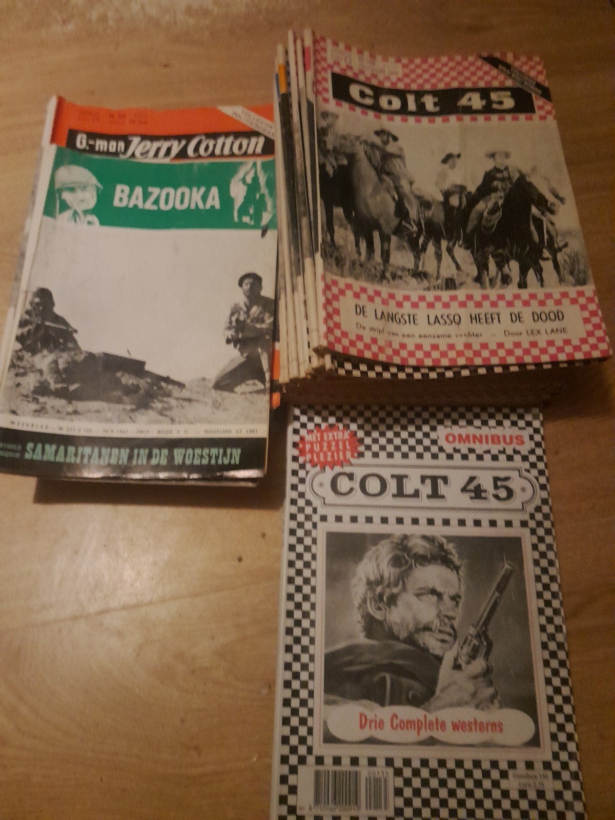 colt 45,Jerry cotton, bazooka, Ophalen of Verzenden, Gelezen