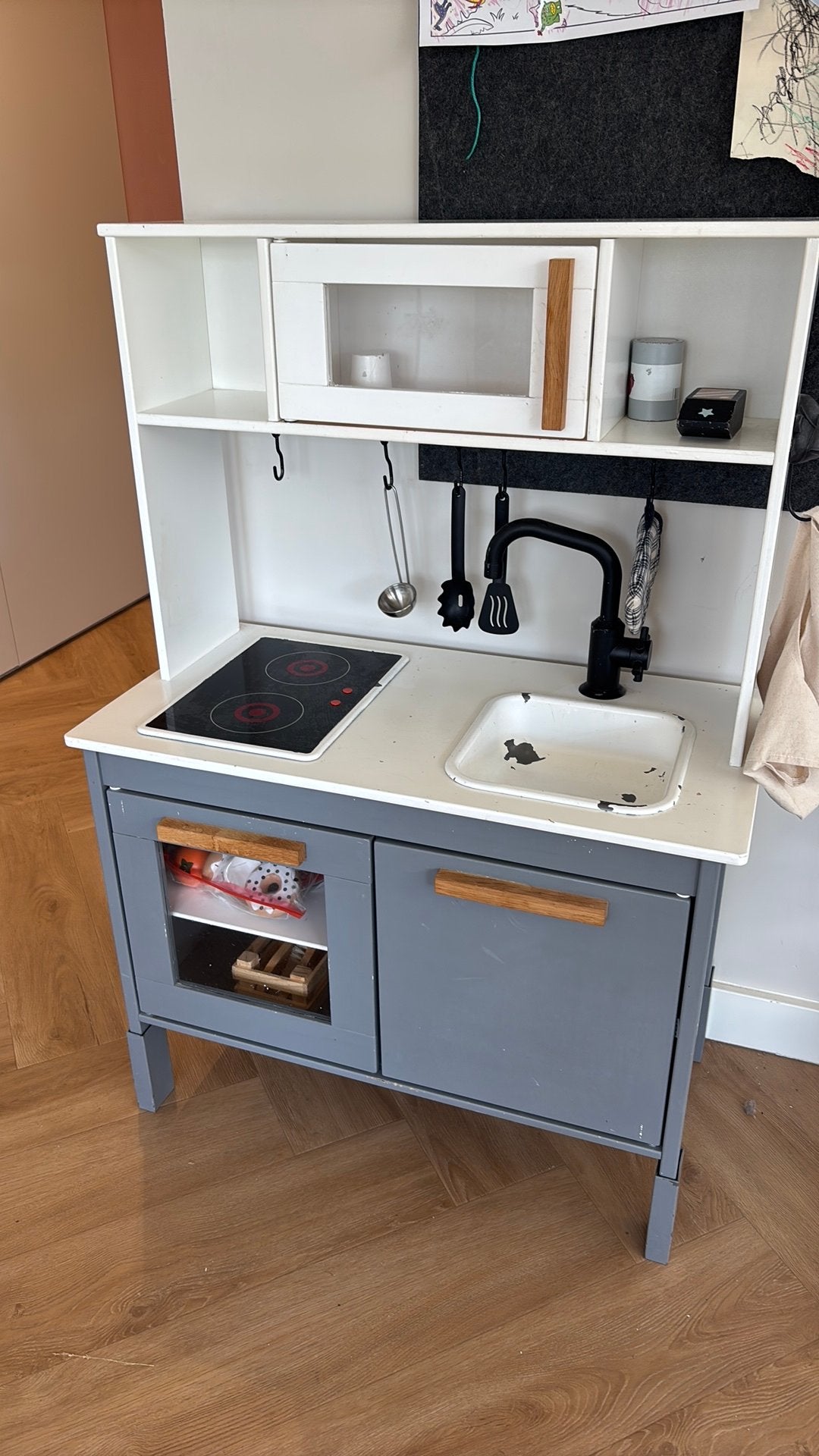 Ikea keukentje met accessoires, Ophalen, Gebruikt, Hout, Speelkeuken