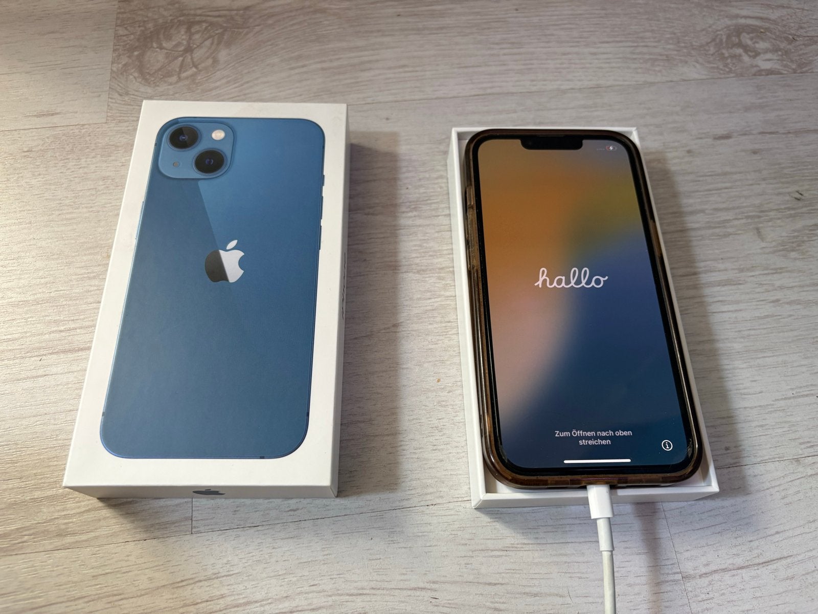 iPhone 13 128GB Blauw, Ophalen, 80 %, Blauw, IPhone 13