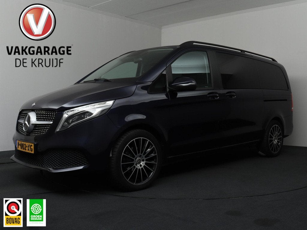 Mercedes-Benz V-klasse 220d Lang Edition | 7 Persoons | Trek, Auto's, Mercedes-Benz, Gebruikt, Euro 6, 2000 kg, Blauw