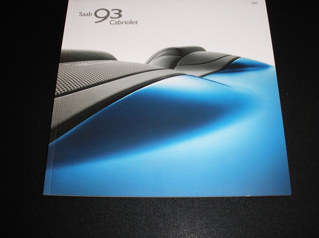 Saab 9-3 Cabriolet, 2007, Boeken, Ophalen of Verzenden, Zo goed als nieuw, Overige merken