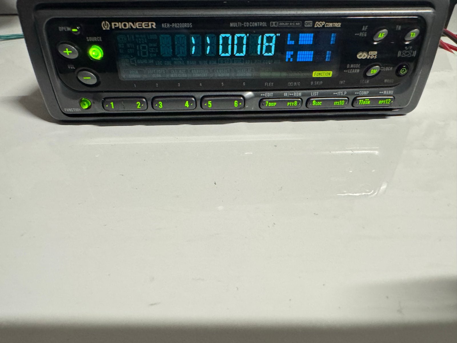 Pioneer KEH-P8200RDS Autoradio met DSP Control, Ophalen of Verzenden, Zo goed als nieuw